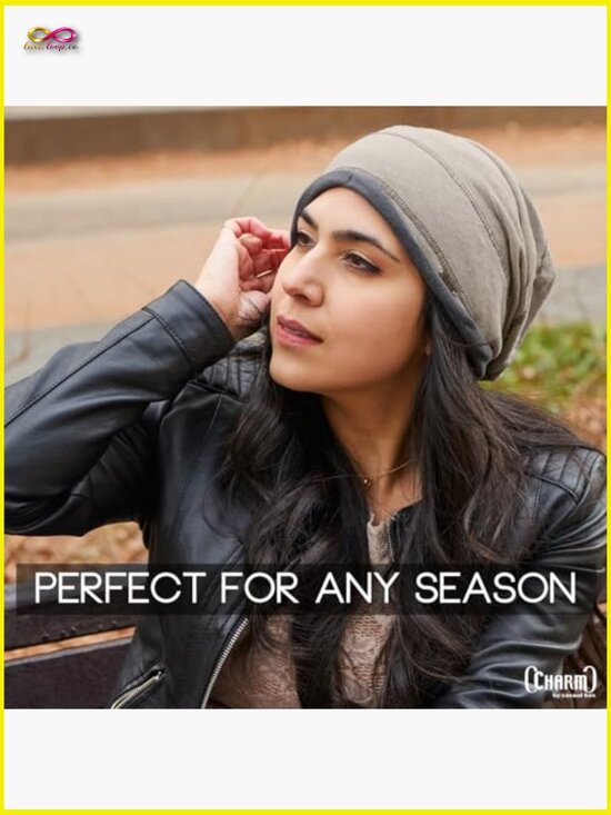 Slouchy Linen Beanie Hat Lightweight Knit Hat Baggy Summer Beanie Unisex